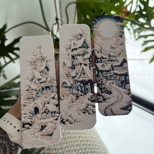 Snowscape Bookmark Set