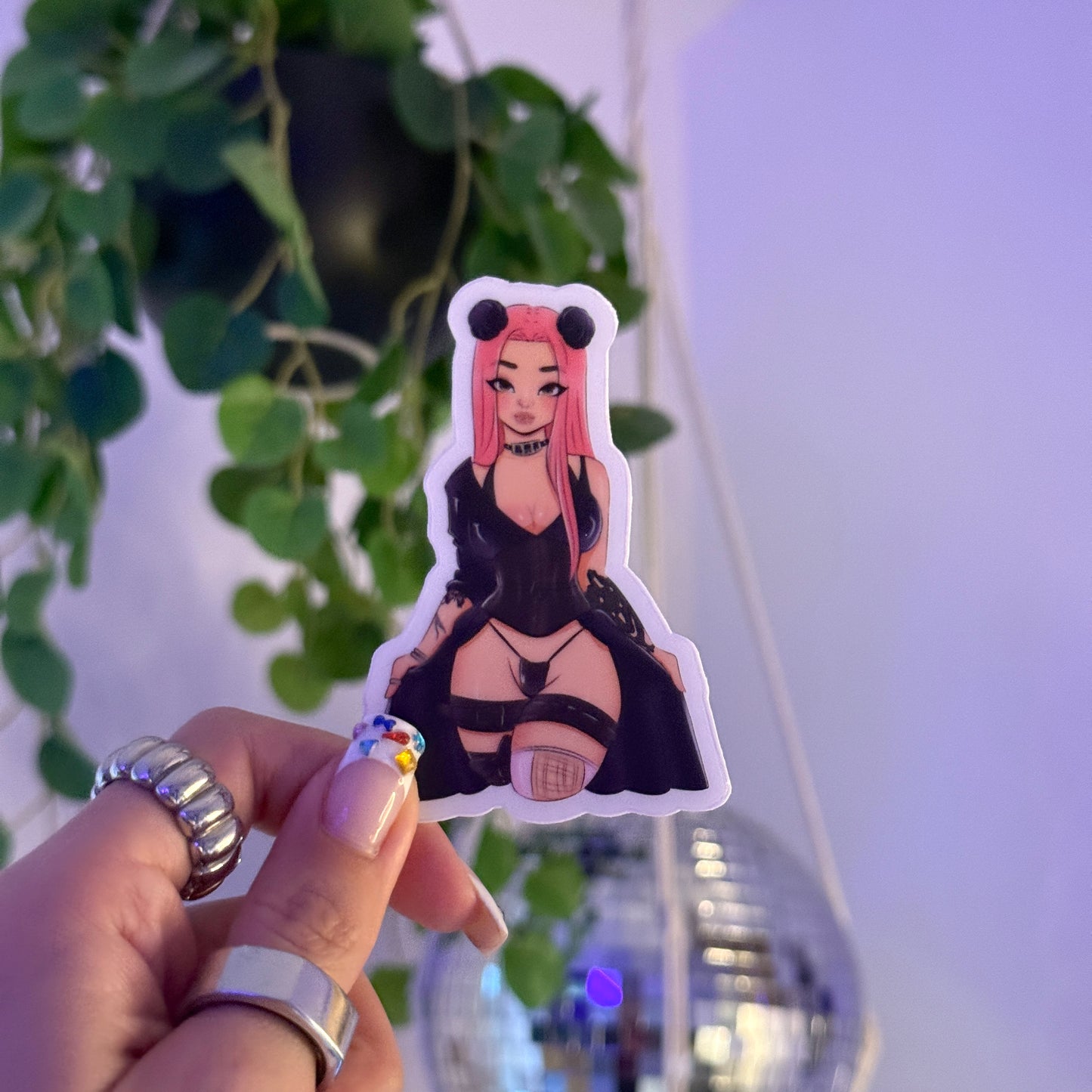 GothPeach Sticker